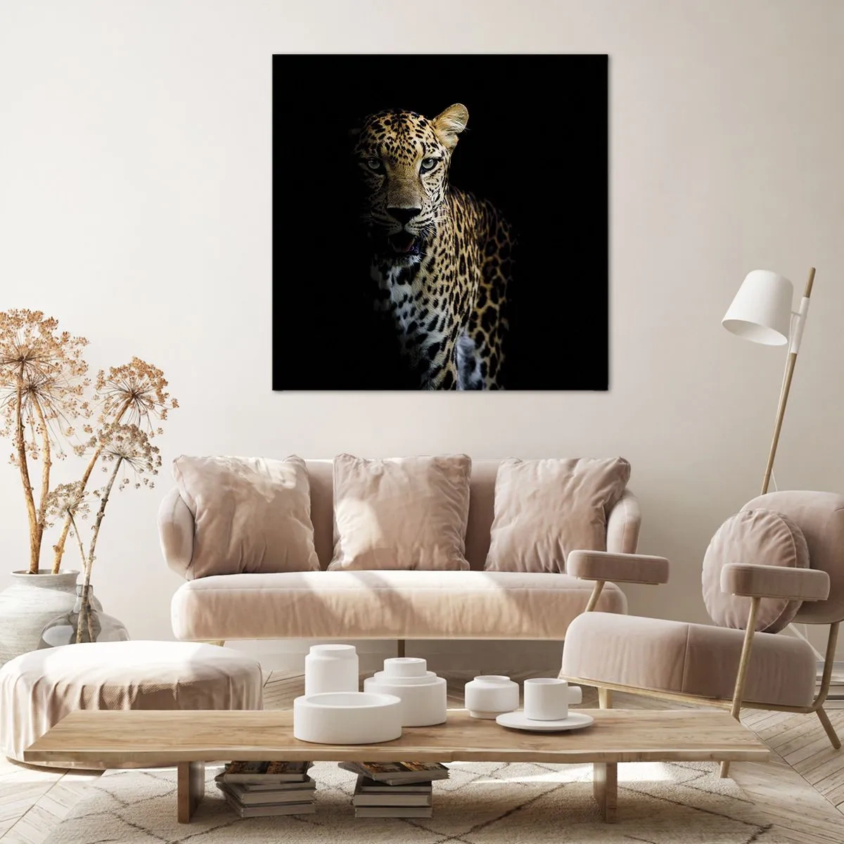 Tablou pe pânză - Frumusețe întunecată - 50x50 cm