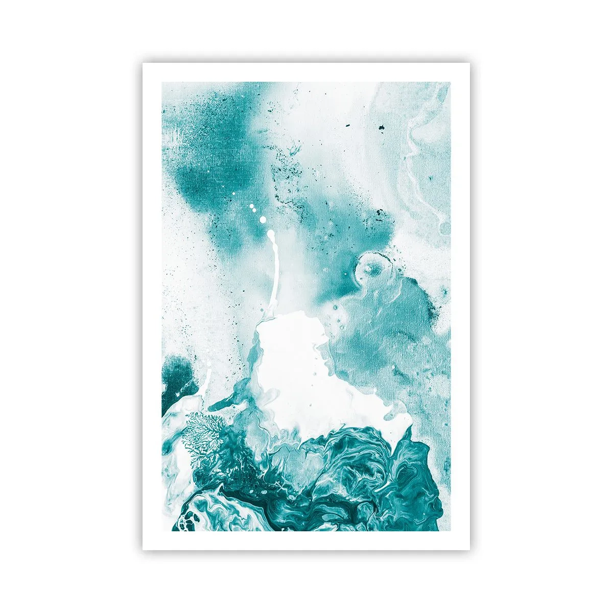 Poster - Câmpii inundabile de albastru - 61x91 cm