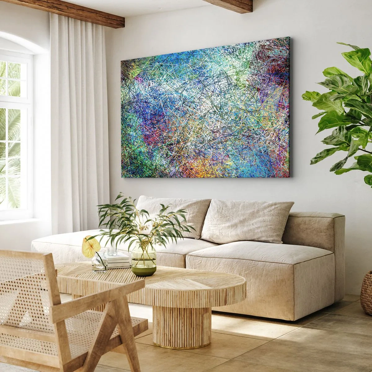 Tablou pe pânză - Nu este atât de simplu - 100x70 cm