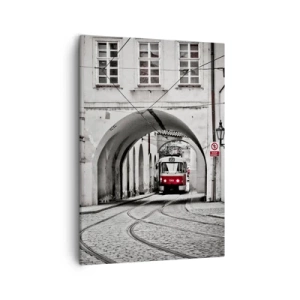 Tablou pe pânză - Printr-un labirint urban - 50x70 cm