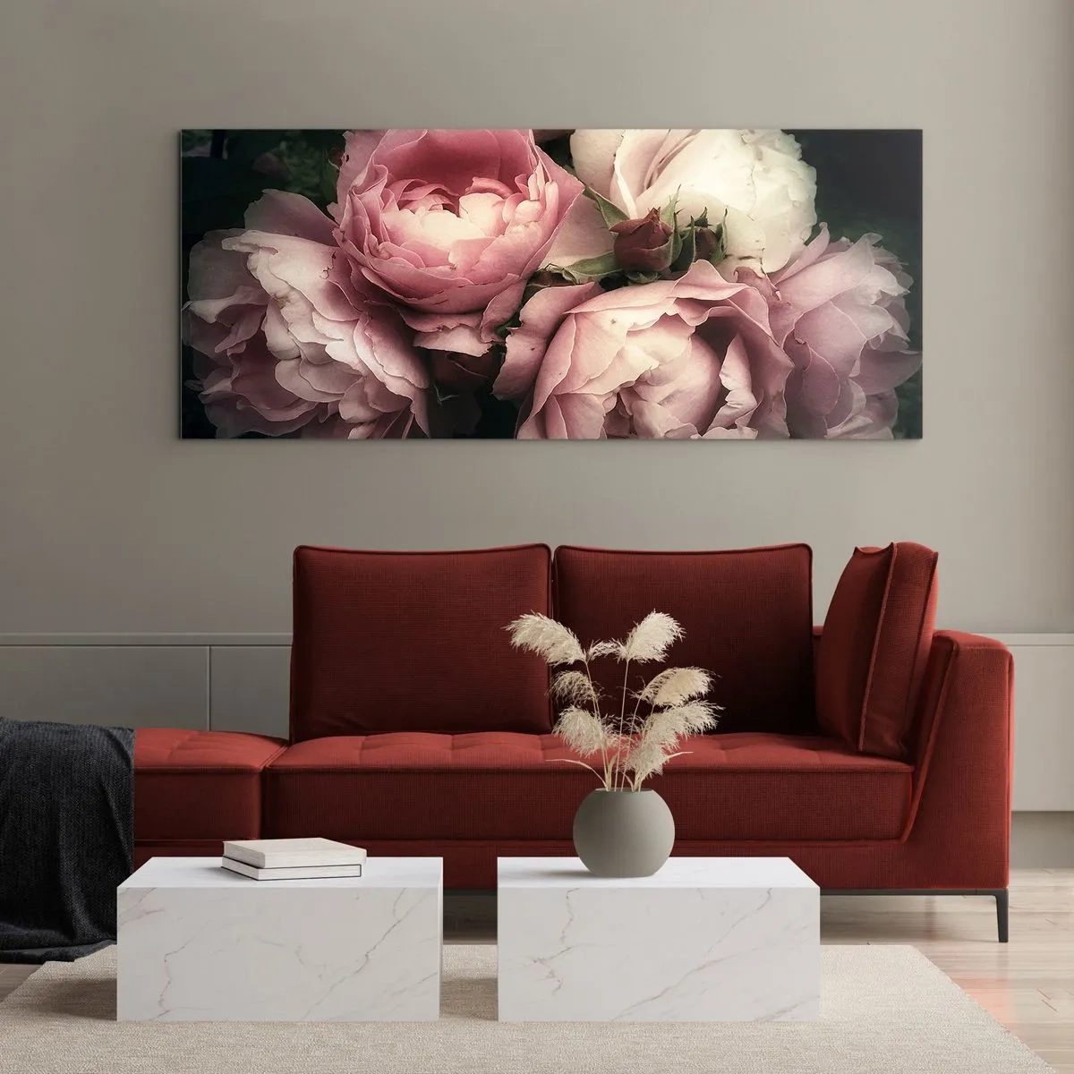 Tablou pe sticlă - Farmecul belle epoque - 120x50 cm