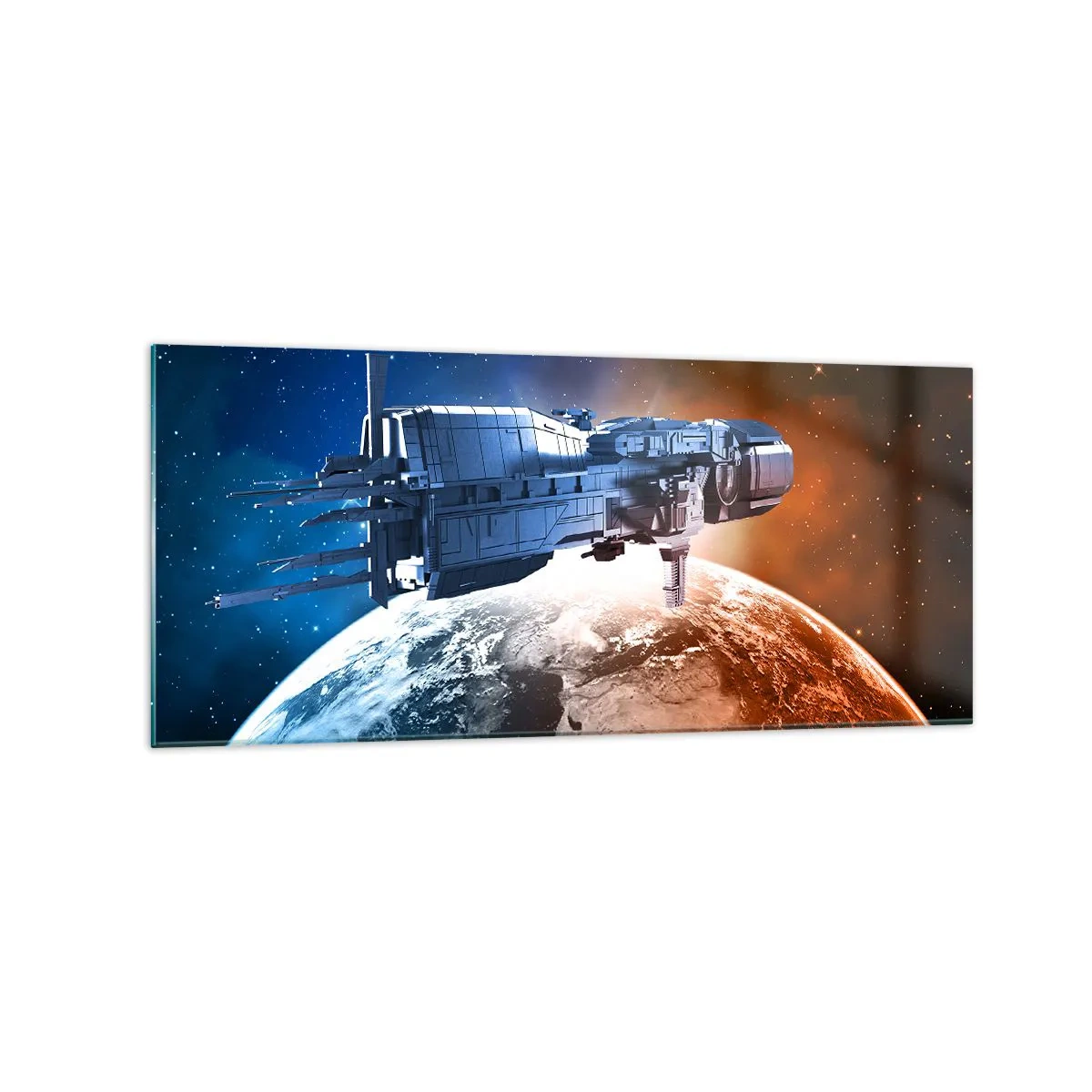 Tablou pe sticlă - Observator atent - 120x50 cm