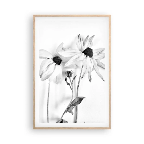 Poster în ramă de stejar deschis - Nimeni nu vrea să fie singur - 61x91 cm