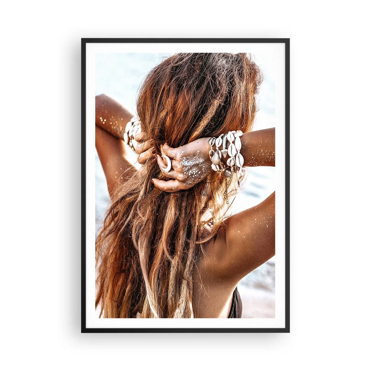 Poster în ramă neagră - Sora apei și a soarelui - 70x100 cm