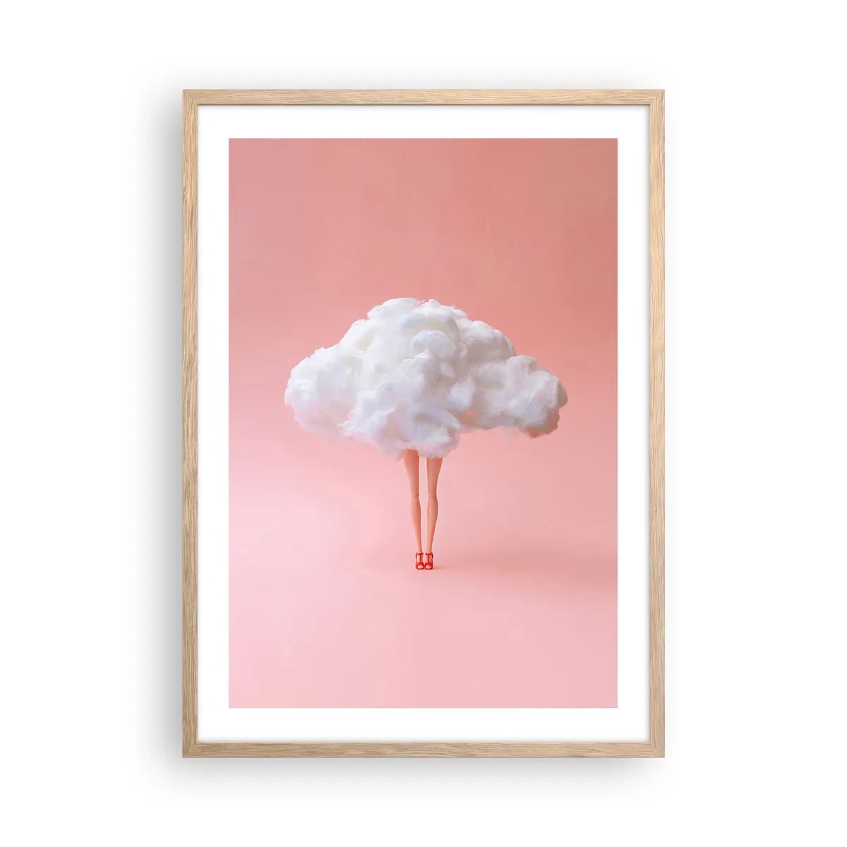 Poster în ramă de stejar deschis - Dulce promisiune - 50x70 cm