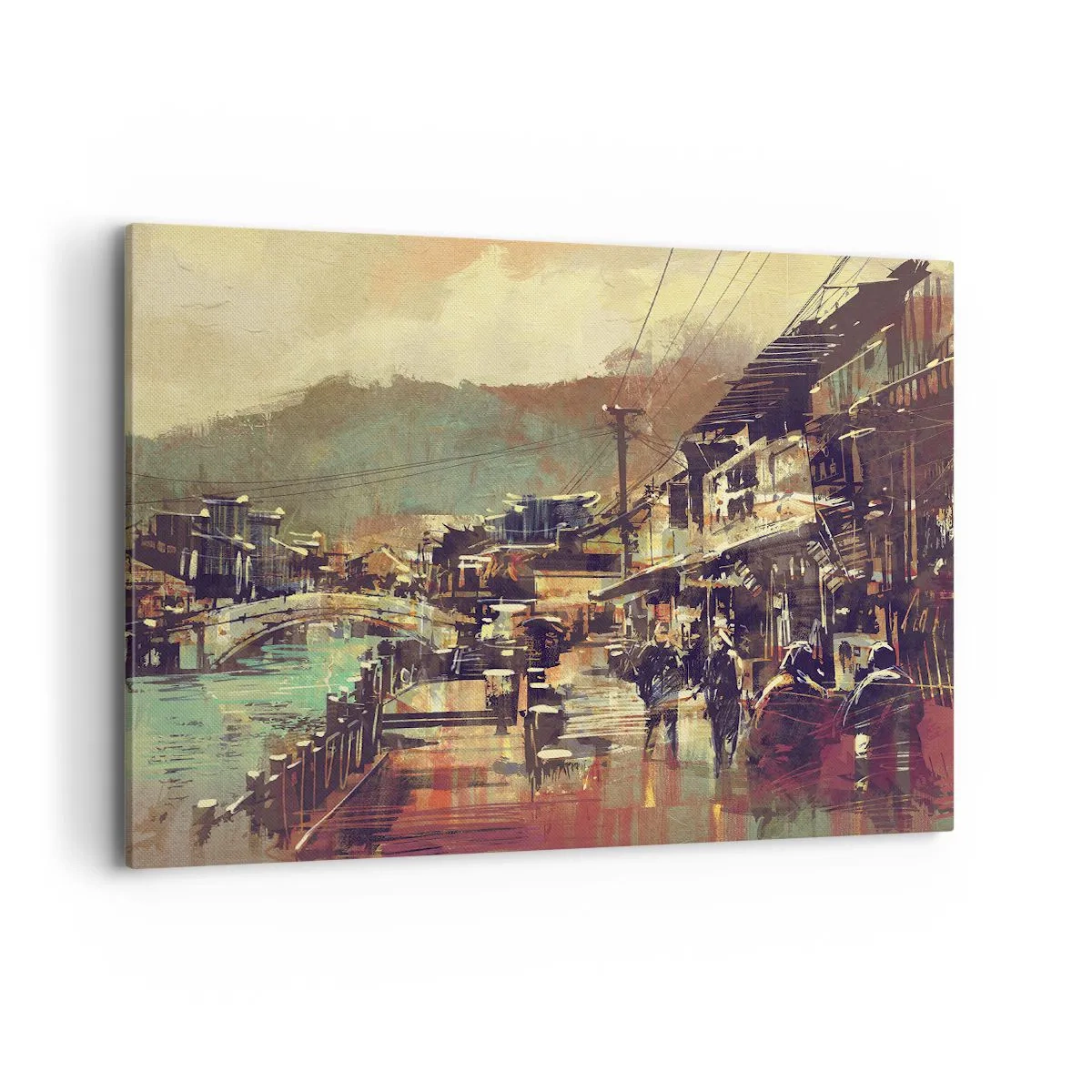 Tablou pe pânză - Viața ca o bogăție de gri - 100x70 cm