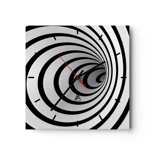 Ceas de perete - Ceas pe sticlă - Nu poți rezista nici uneia dintre ele? - 40x40 cm