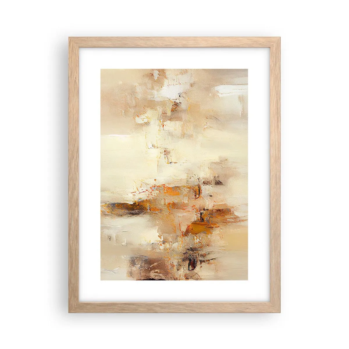 Poster în ramă de stejar deschis - Sufletul de chihlimbar - 30x40 cm