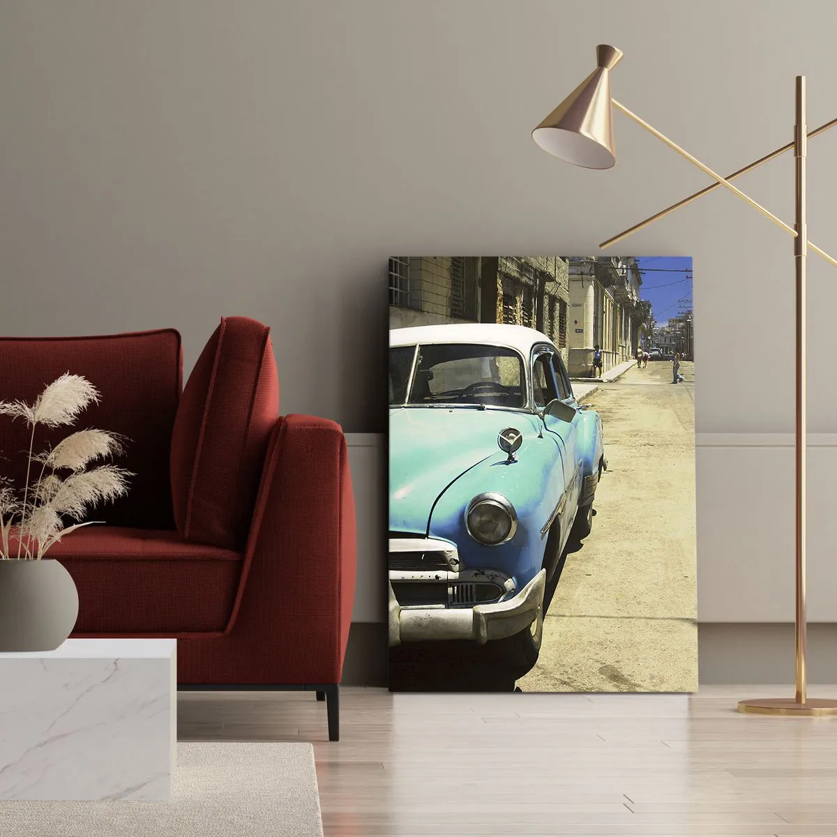 Tablou pe pânză - Eviva Cuba! - 65x120 cm