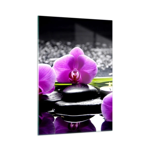 Tablou pe sticlă - Să te scufunzi în pace și liniște - 50x70 cm