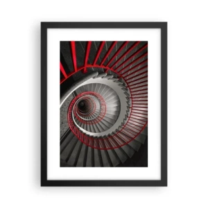 Poster în ramă neagră - Jocuri arhitecturale - 30x40 cm