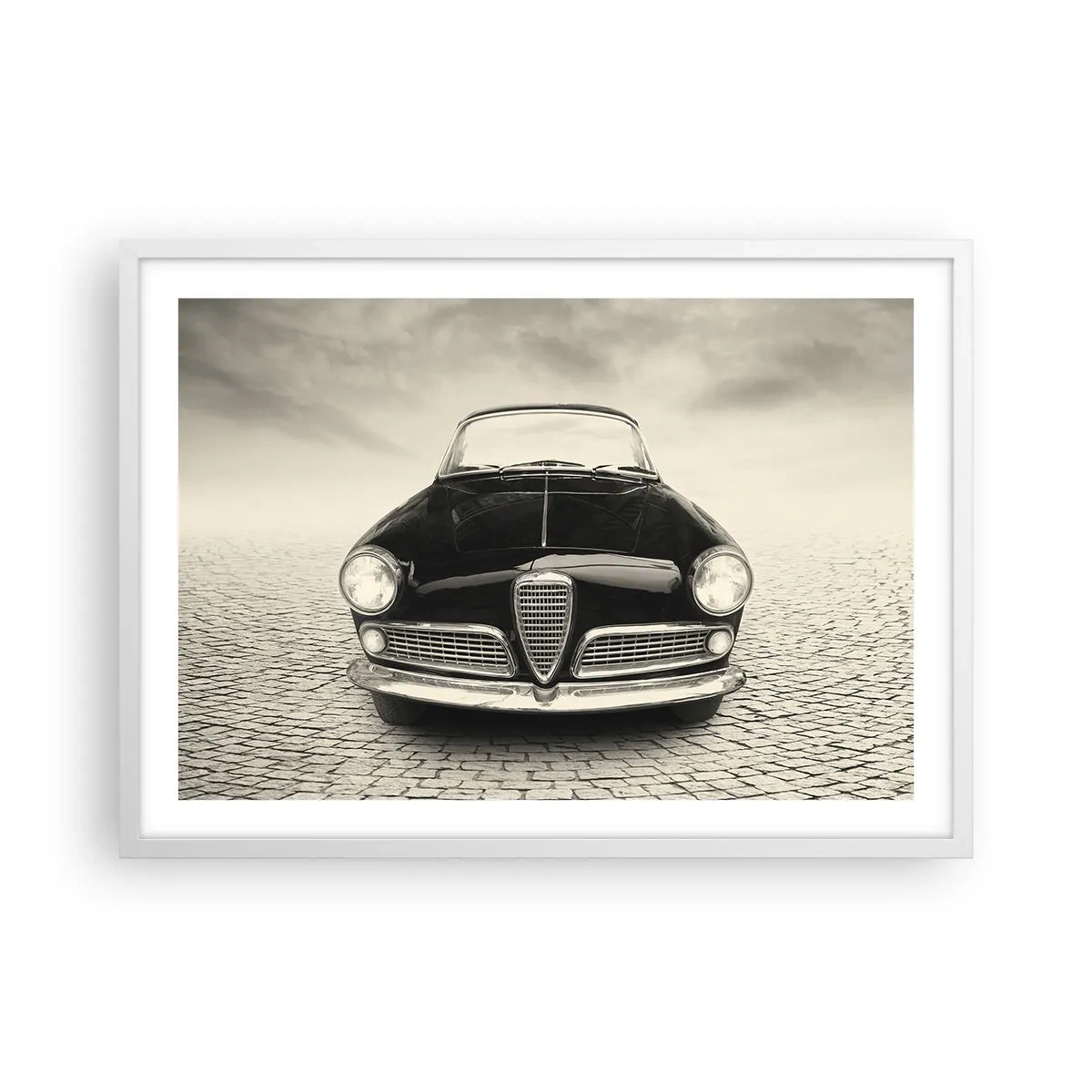 Poster în ramă albă - Și cum să nu mă iubești? - 70x50 cm