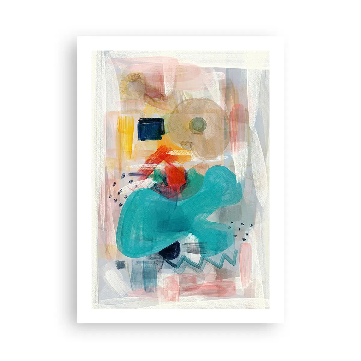 Poster - Joc plin de culoare - 50x70 cm