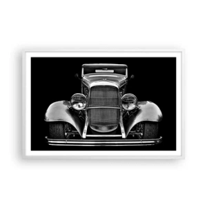 Poster în ramă albă - Un adevărat gentleman - 91x61 cm