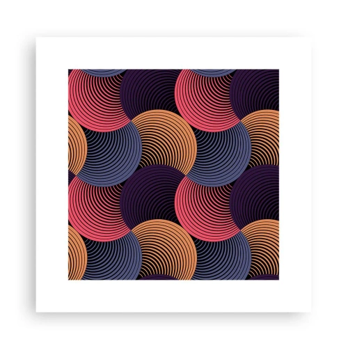 Poster - Într-un ritm de cerc - 30x30 cm