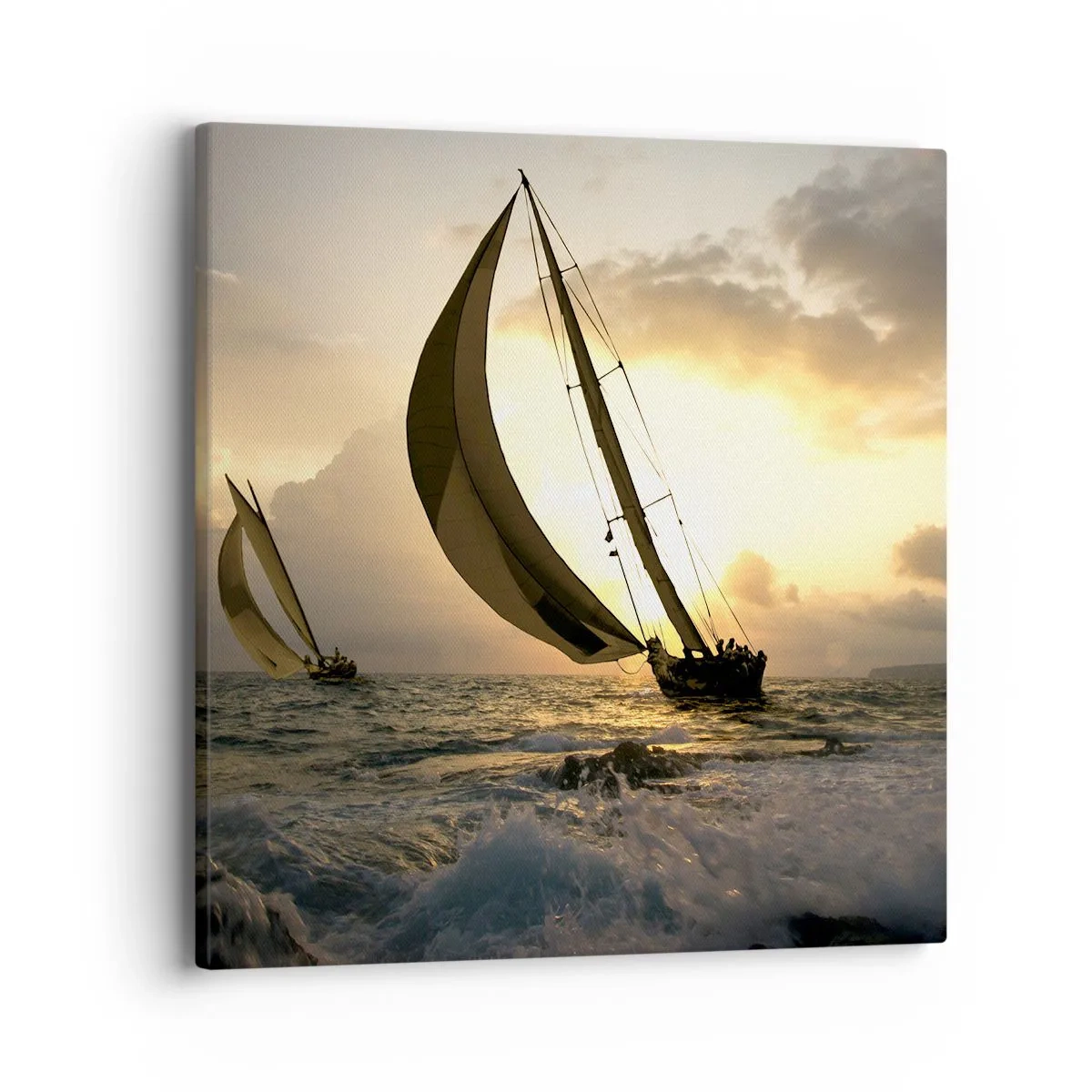 Tablou pe pânză - Vânt în jos și în sus - 40x40 cm