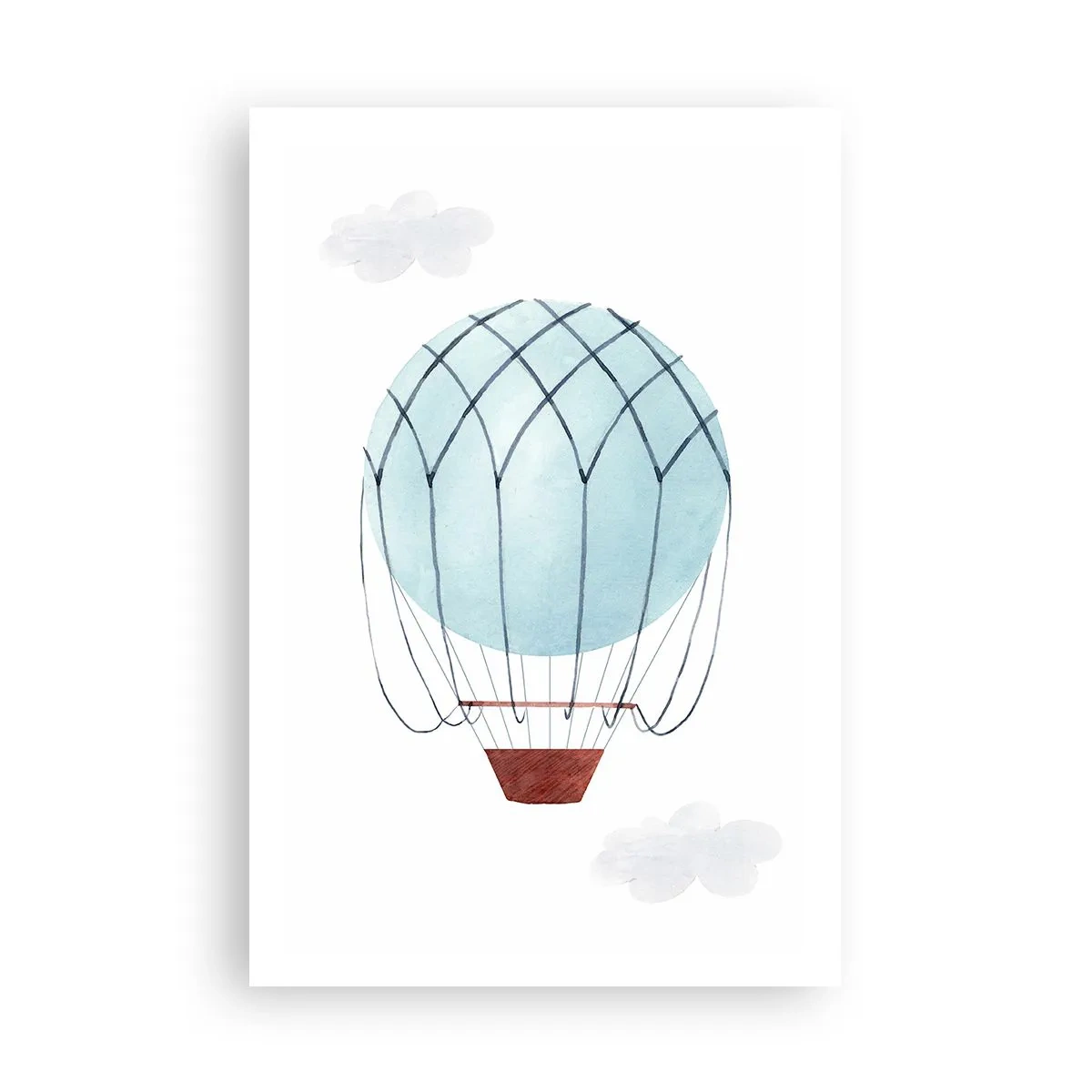 Poster - Complet în nori - 61x91 cm