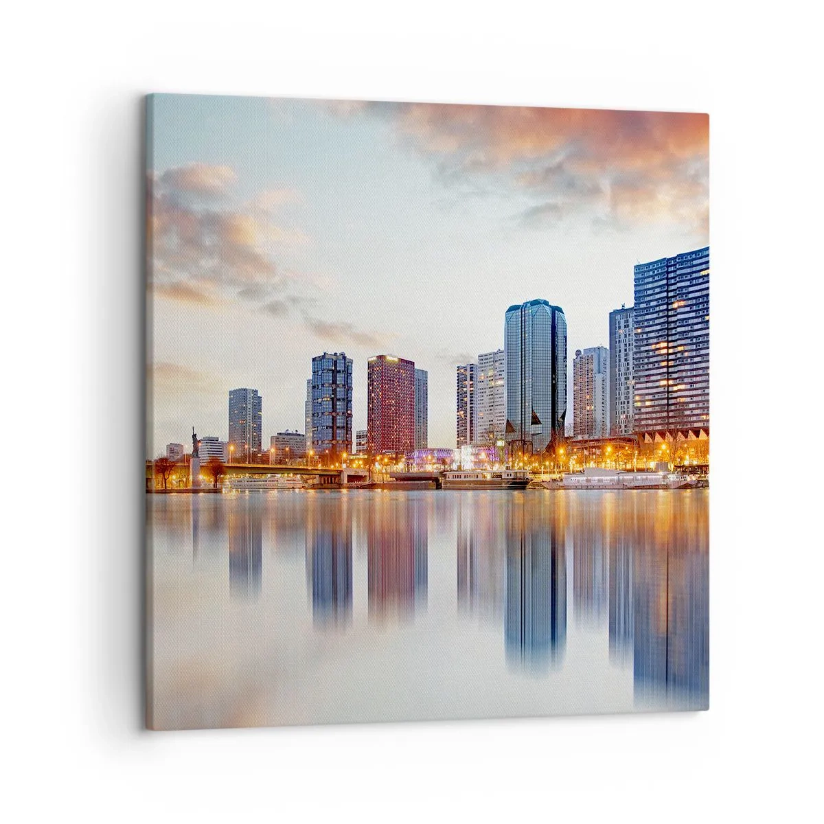 Tablou pe pânză - Calmul monumental al Parisului - 50x50 cm