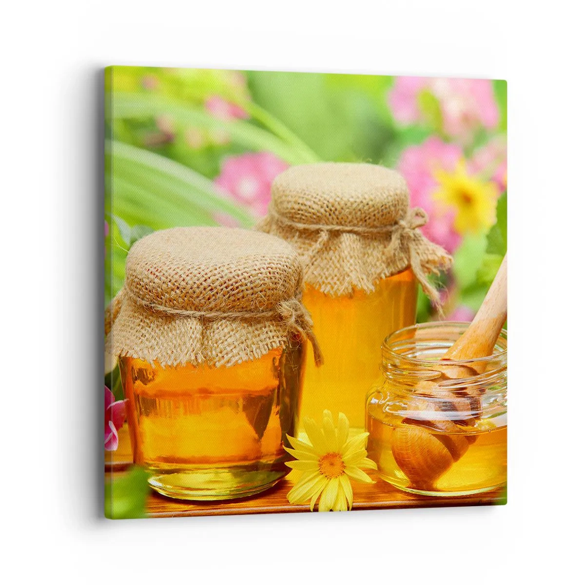 Tablou pe pânză - Dulce și florală - 40x40 cm