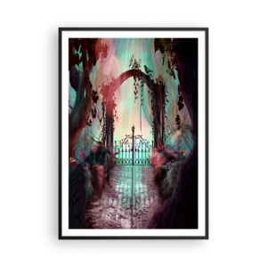 Poster în ramă neagră - Grădina secretă - 70x100 cm