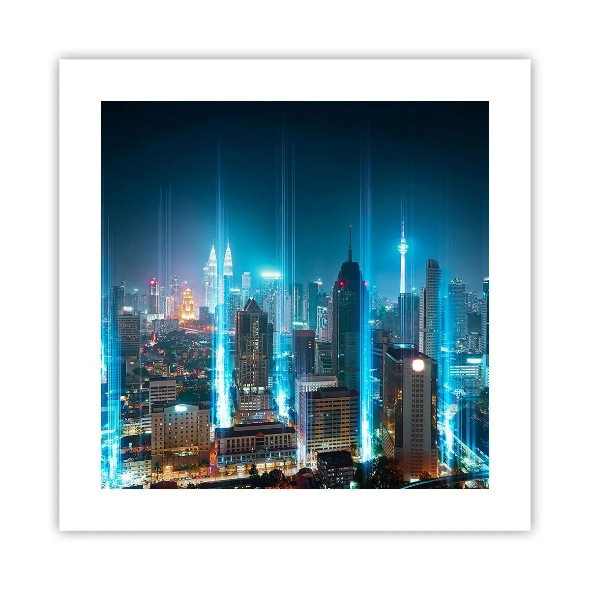 Poster - Prin Berlin spre cer - 40x40 cm