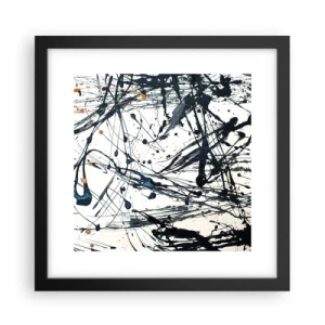 Poster în ramă neagră - Cu sau fără sens? - 30x30 cm