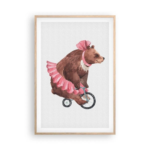 Poster în ramă de stejar deschis - Ce circ! - 61x91 cm