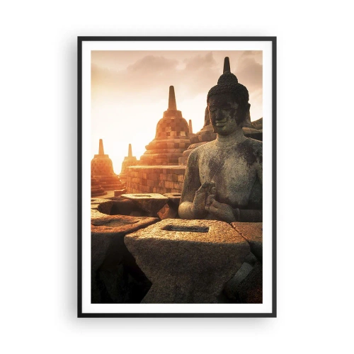 Poster în ramă neagră - Vreme de mare înțelepciune - 70x100 cm