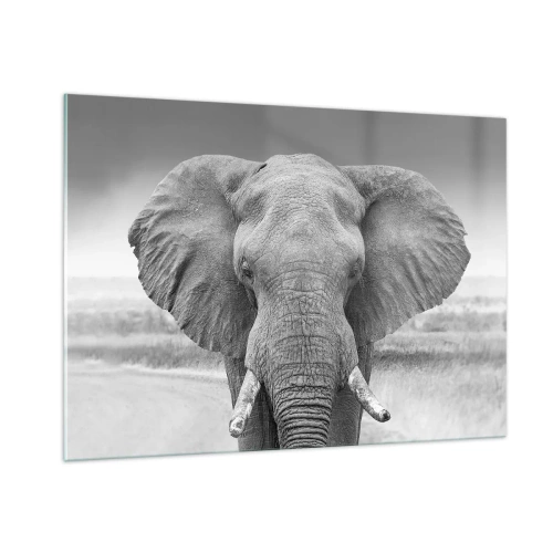 Tablou pe sticlă - Bun venit în lumea mea - 100x70 cm