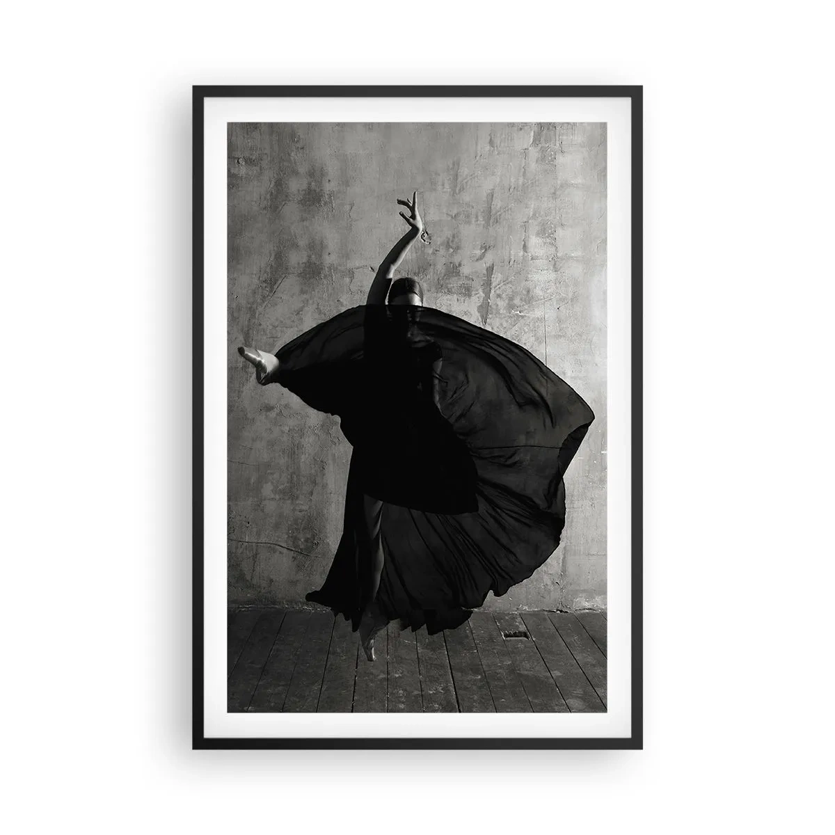 Poster în ramă neagră - Un pas pasional - 61x91 cm