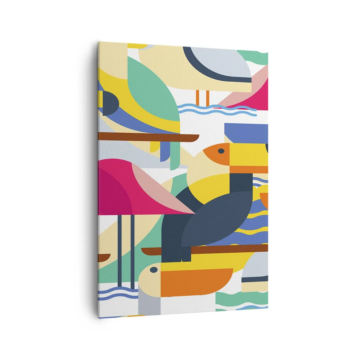 Tablou pe pânză - Cheful păsărilor - 70x100 cm