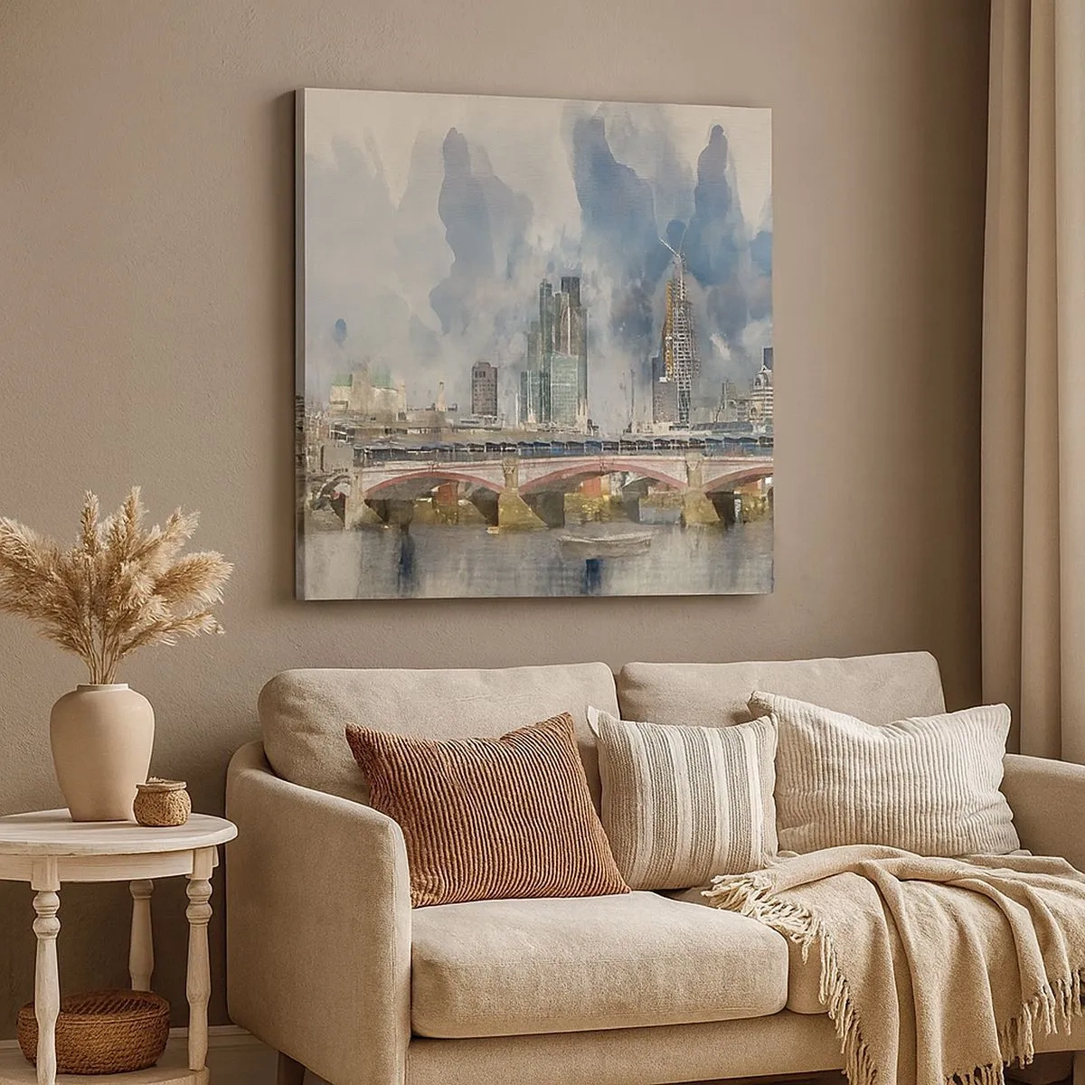 Tablou pe pânză - Londra în toată splendoarea ei - 30x30 cm