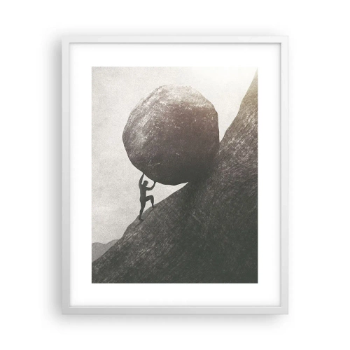 Poster în ramă albă - Cred, în ciuda așteptărilor - 40x50 cm