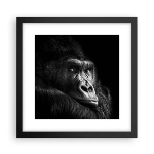 Poster în ramă neagră - Și la ce te uiți? - 30x30 cm