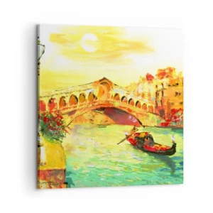 Tablou pe pânză - Pelerinaj de îndrăgostiți - 60x60 cm