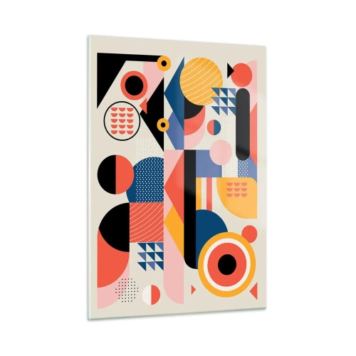 Tablou pe sticlă - Compoziție: joacă-te - 50x70 cm