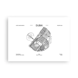 Poster - Anatomia Dubaiului - 70x50 cm