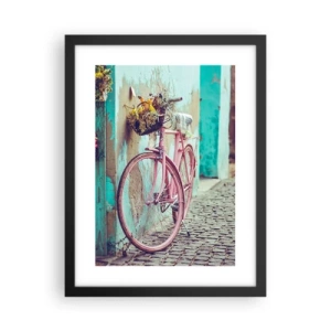 Poster în ramă neagră - Mă întorc imediat - 30x40 cm