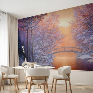 Tapet Premium Sand - Hai să ne întâlnim aici - Peisaj, Parc, Pod - 150x105 cm