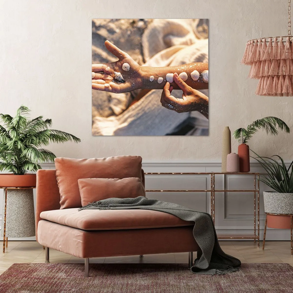 Tablou pe pânză - Frumusețe la îndemână - 70x70 cm