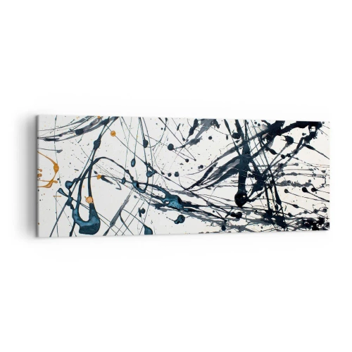 Tablou pe pânză - Abstracție expresionistă - 140x50 cm