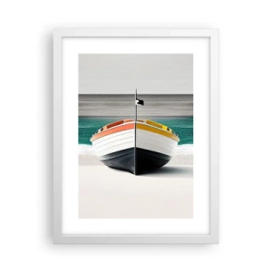 Poster în ramă albă - În locul ei - 30x40 cm