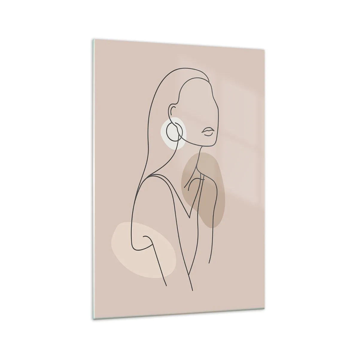 Tablou pe sticlă - Icoana fecioarei - 70x100 cm