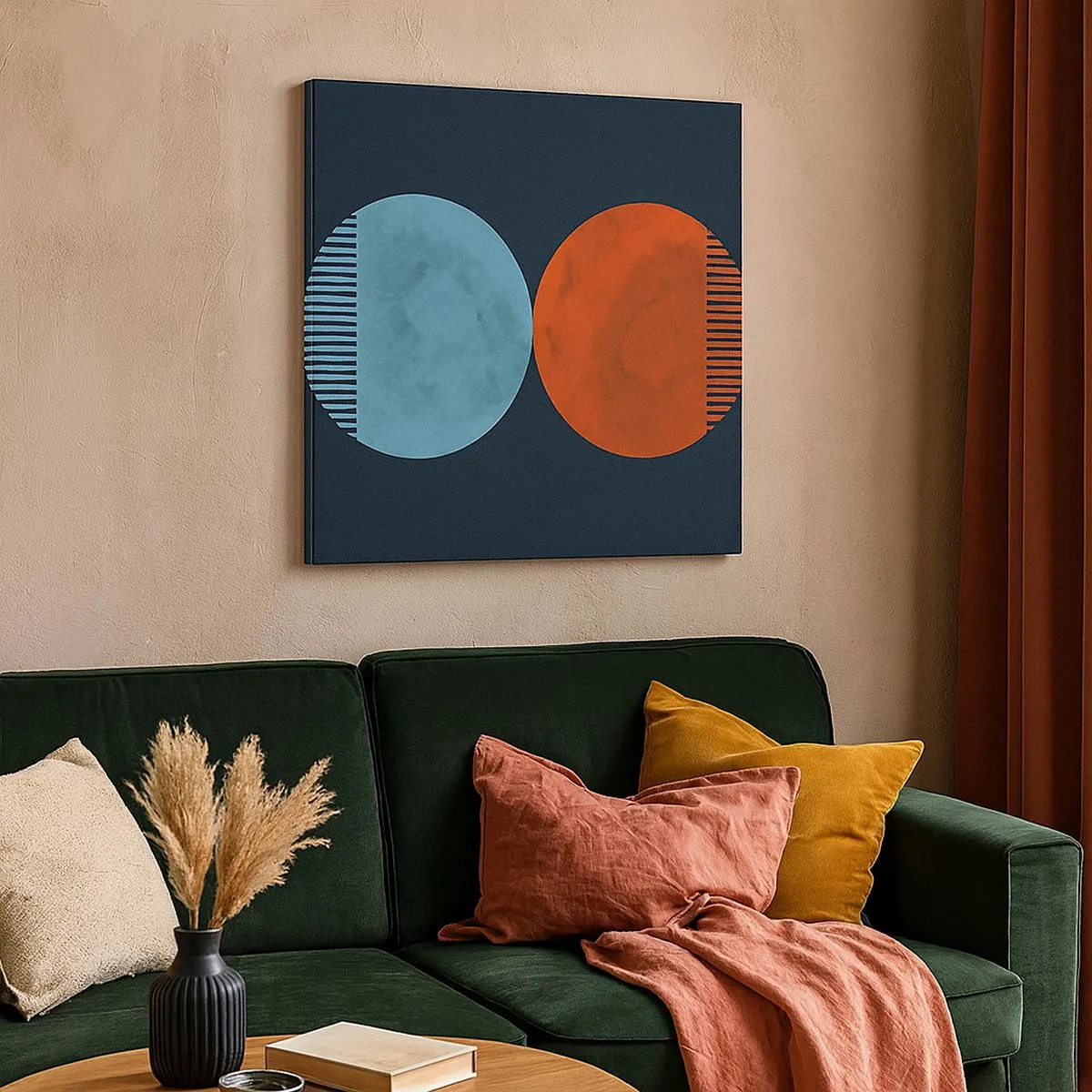 Tablou pe pânză - Doar geometrie? - 30x30 cm