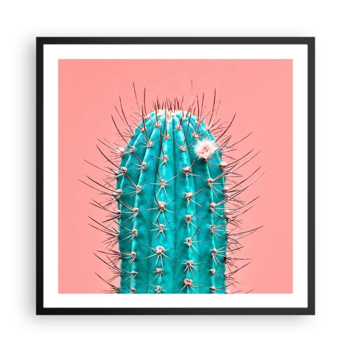 Poster în ramă neagră - Doar privește - 60x60 cm