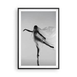 Poster în ramă neagră - Lejeritate și grație - 61x91 cm
