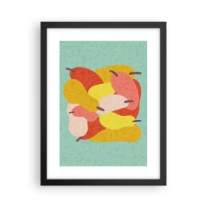 Poster în ramă neagră - Gustă soarele de vară - 30x40 cm