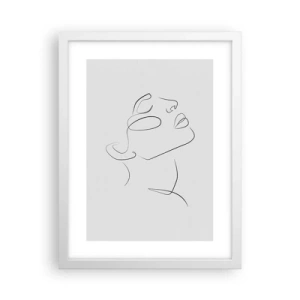 Poster în ramă albă - Meandrele unui vis - 30x40 cm