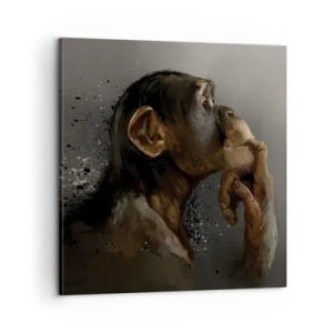 Tablou pe pânză - Cu siguranță, gânditorul - 60x60 cm