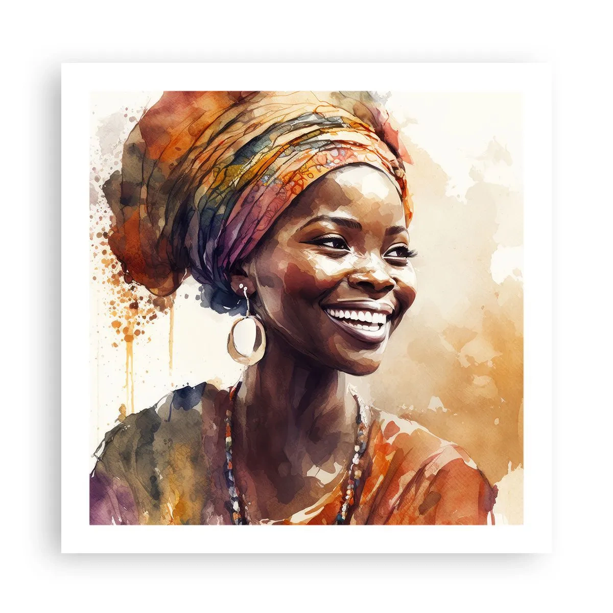 Poster - Regina africană - 60x60 cm